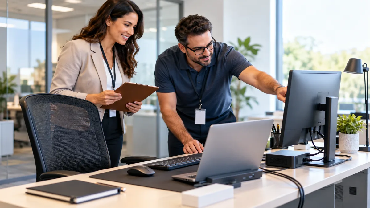 Computador para novo funcionário: o que preparar antes do primeiro dia
