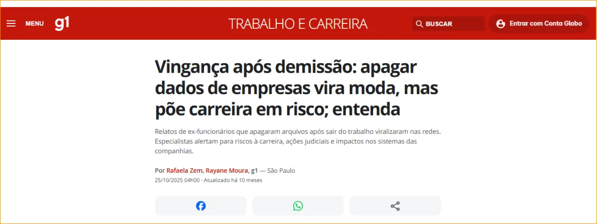 G1 - Vingança Cybernética