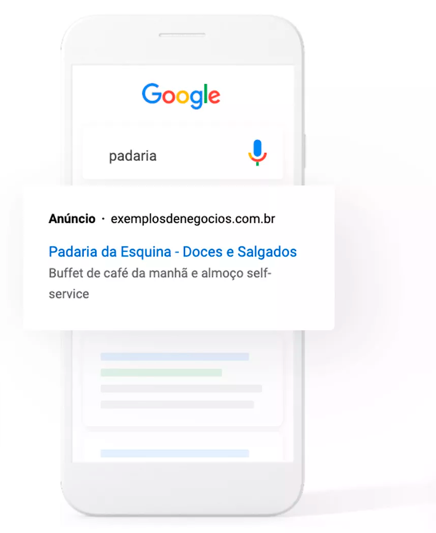 Exemplo Anúncio Google ADS