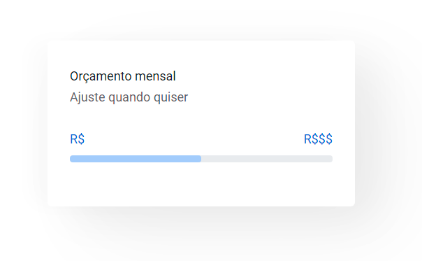 Defina seu orçamento