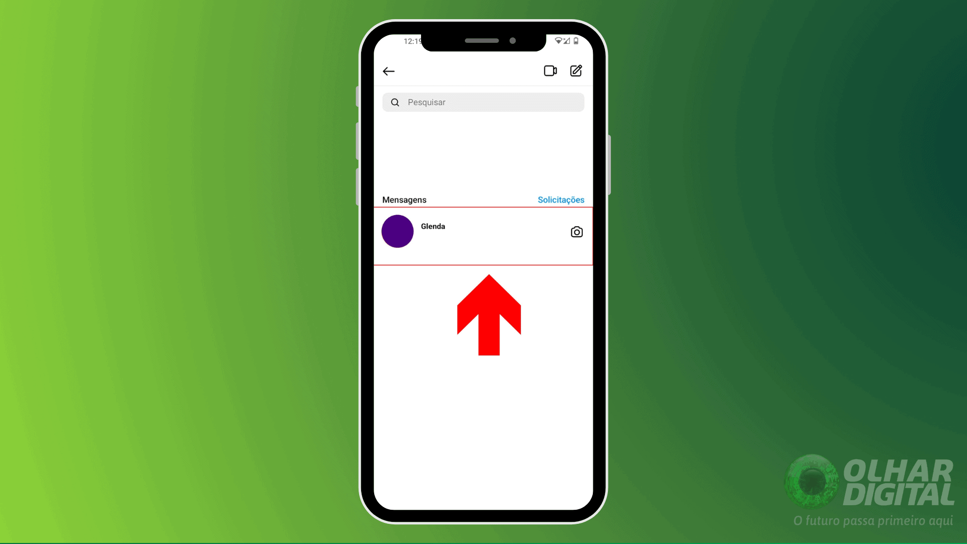 2 - como enviar foto de visualização única no instagram