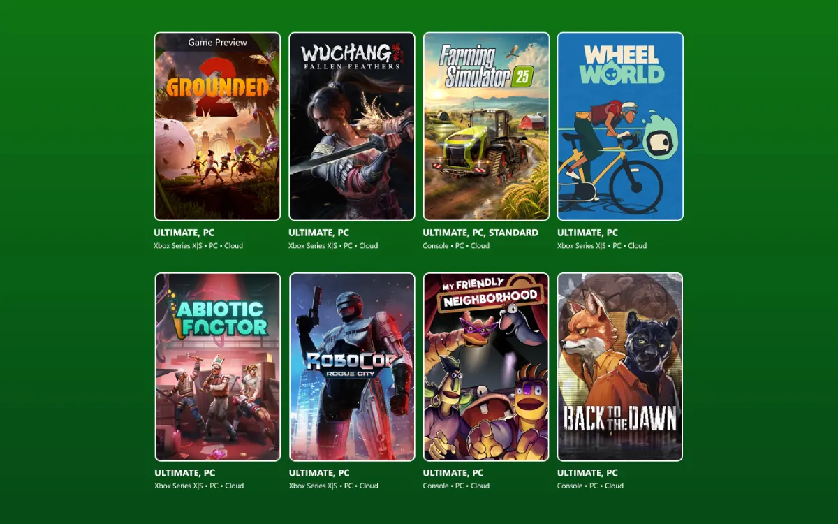 Xbox Game Pass julho