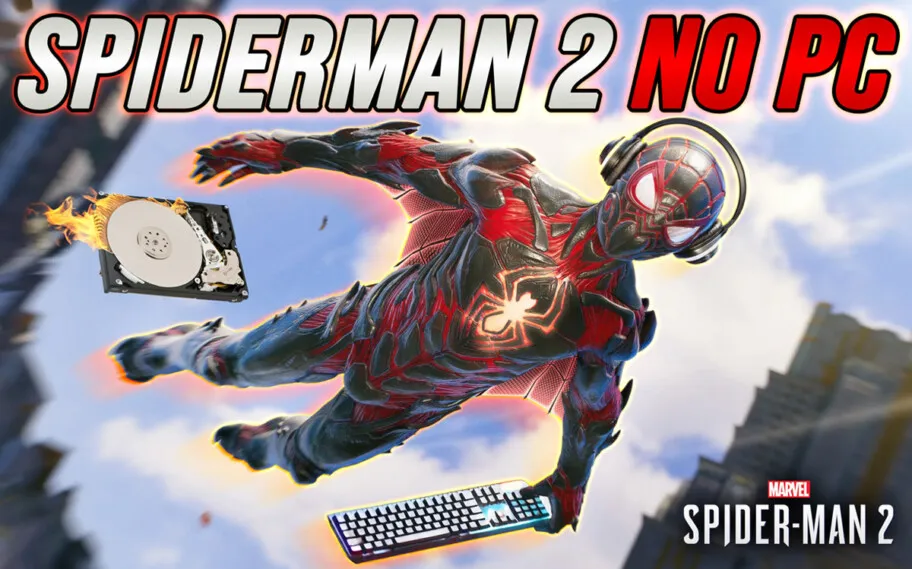 Spiderman 2 no PC! Bom uso de tecnologias, mas problemas de performance (e não abra em um HD)