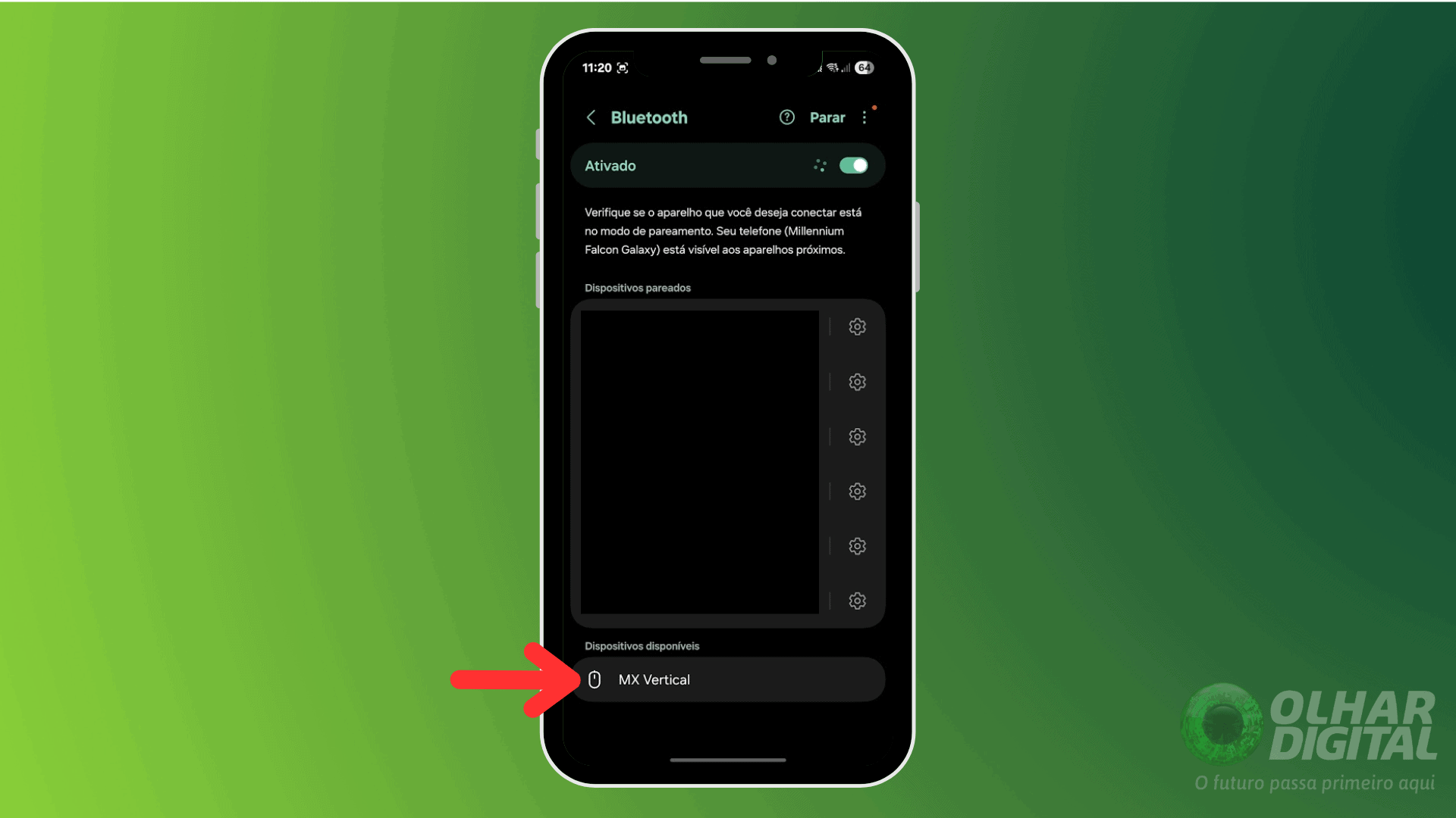 Como conectar mouse e teclado via Bluetooth no celular Android ou iPhone (iOS). Imagem: Reprodução/Olhar Digital