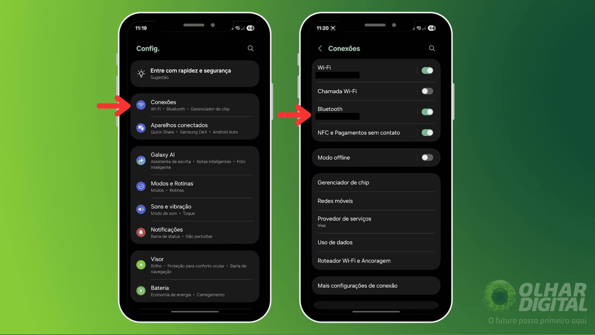 Como conectar mouse e teclado via Bluetooth no celular Android ou iPhone (iOS). Imagem: Reprodução/Olhar Digital
