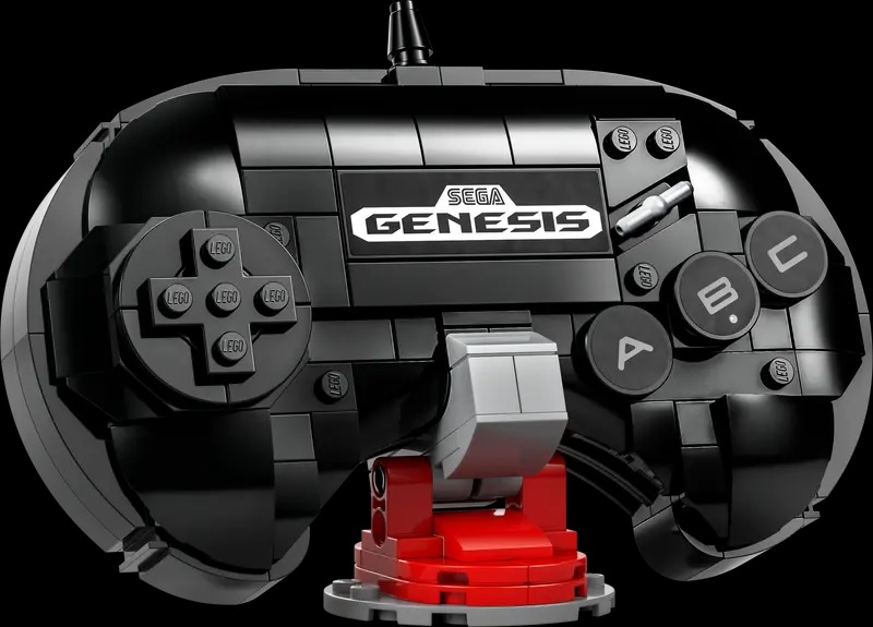 Imagem do controle do Mega Drive pela LEGO