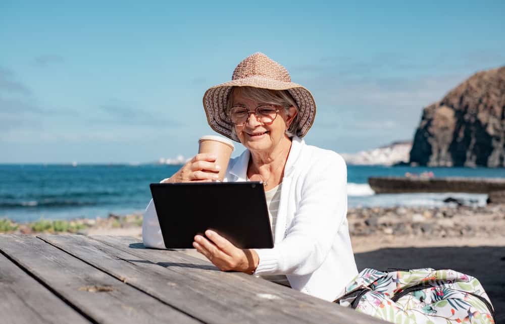 Leitura no modo paisagem