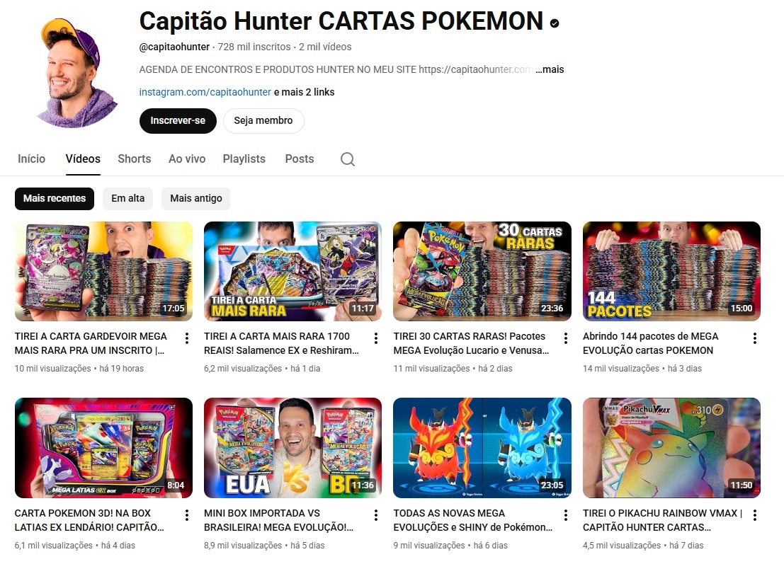 Com 700 mil inscritos, YouTuber de Pokémon é preso suspeito de abuso de menores