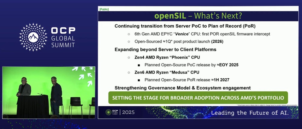 Captura de slide da AMD falando de processadores Zen 6