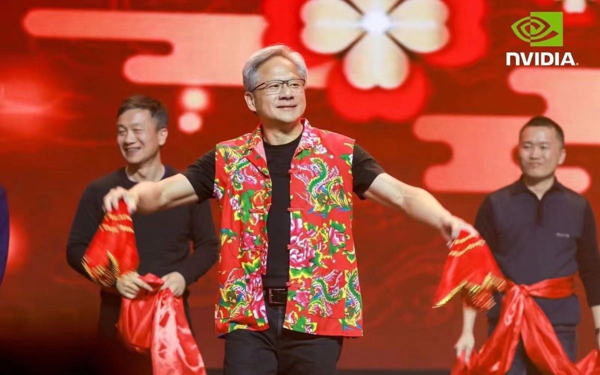 Jensen Huang em evento da NVIDIA na China