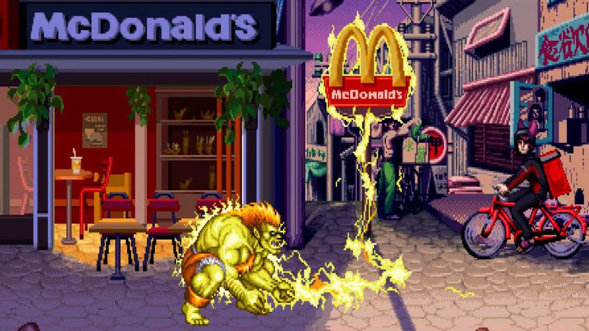 Capcom e McDonald's: Street Burgers