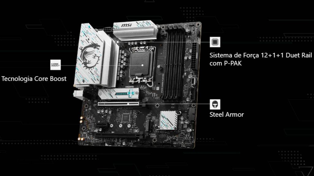 Imagem da placa-mãe MSI