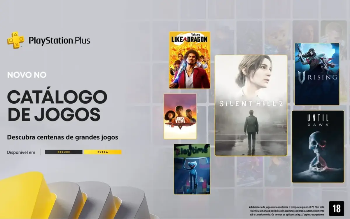 PS Plus Extra e Deluxe outubro