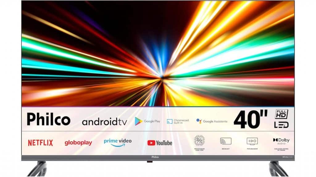 Smart TV 40" Philco LED Full HD Android 11 P40SAA