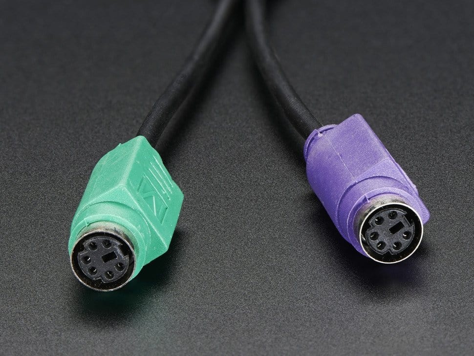 Pontas PS/2 de periféricos antigos