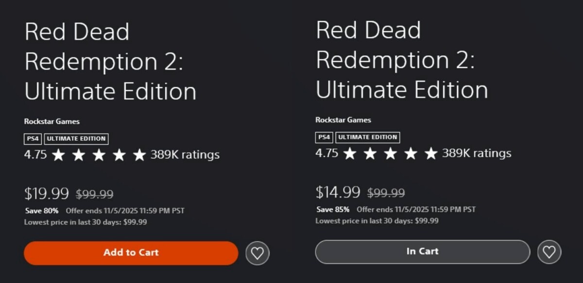 Loja do PlayStation parece estar testando sistema de preços dinâmico