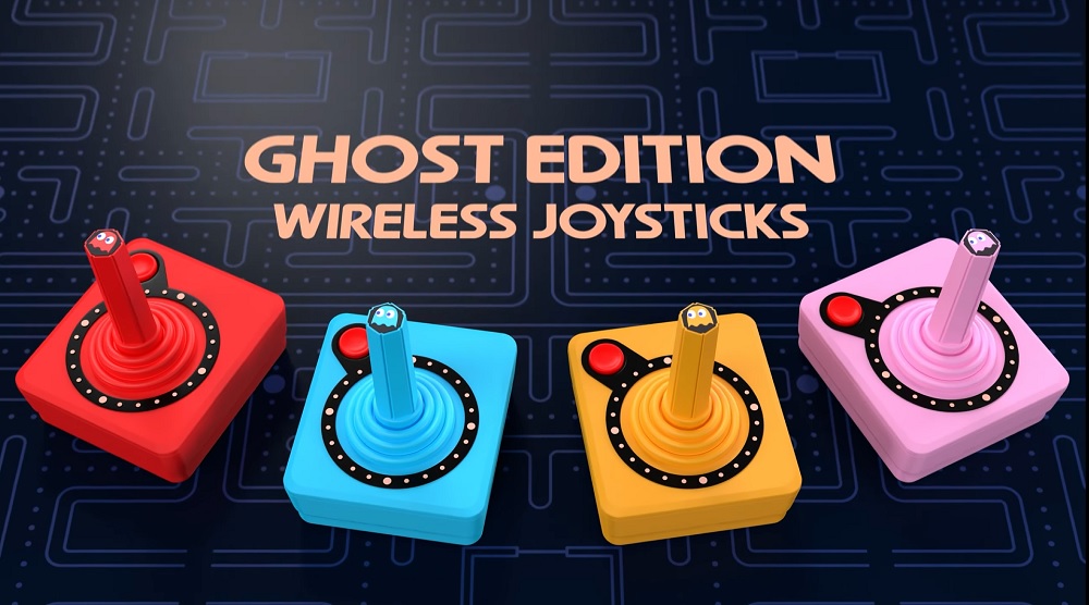 Controles com cores dos fantasmas