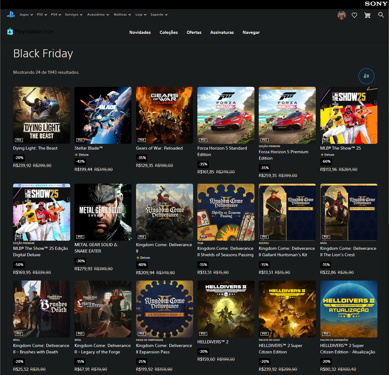 Black Friday PlayStation: assine a PS Plus com até 33% de desconto