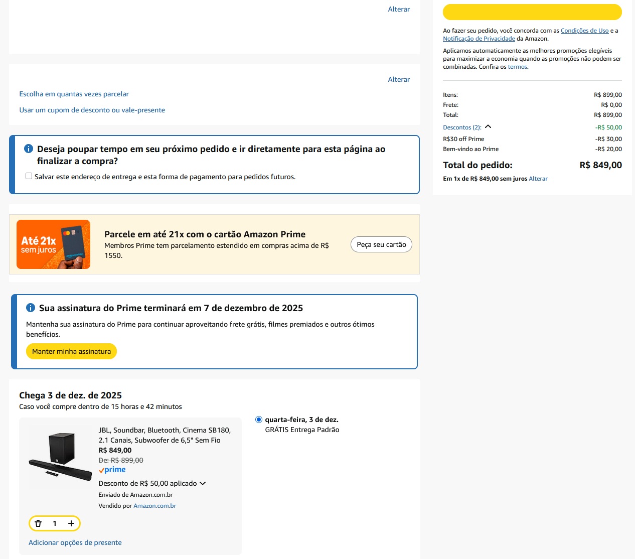 Black Friday | Soundbar JBL SB10 com subwoofer sem fio no menor preço histórico na Amazon