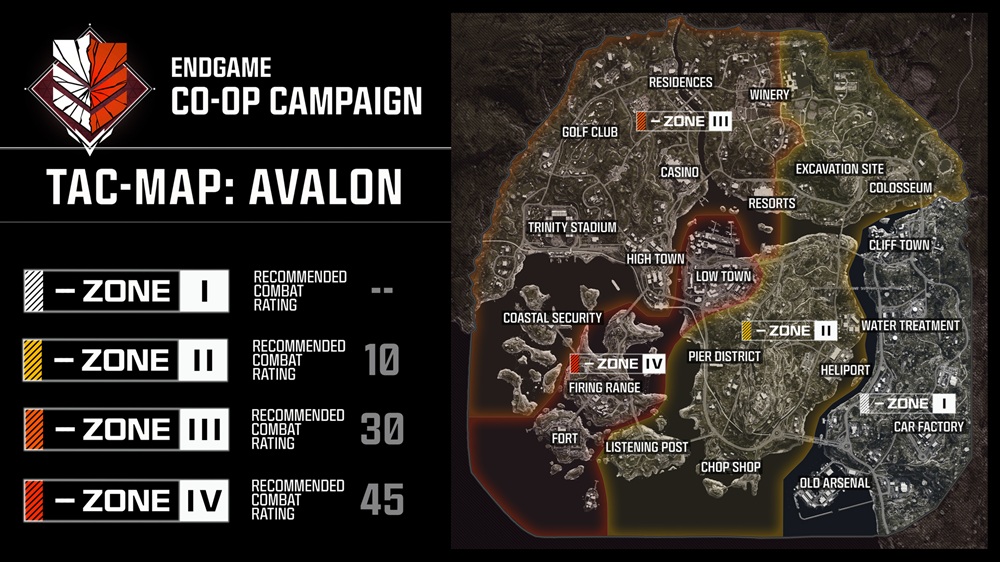 Mapa do novo multiplayer PvE em COD
