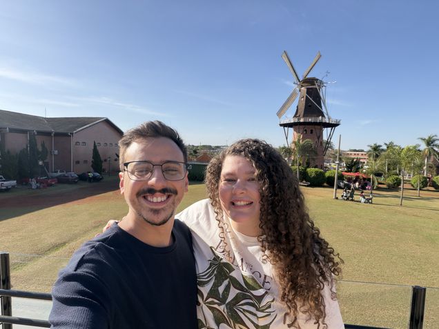 iPhone Air - Câmera frontal, modo Center Stage