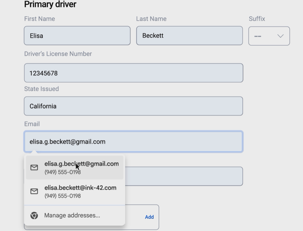 O novo preenchimento automático avançado do Google Chrome irá salvar mais informações e preencher formulários com mais precisão (Imagem: Google/The Keyword)