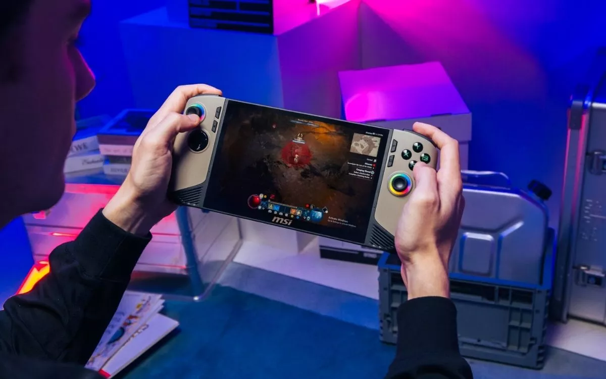 Imagem de divulgação do MSI Claw 8 AI+