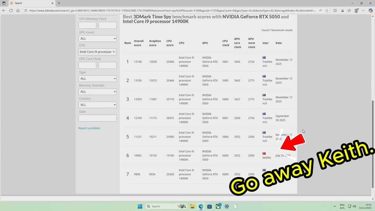 Overclocker usa freezer portátil para levar RTX 5050 a 3,5 GHz e quebrar recordes mundiais