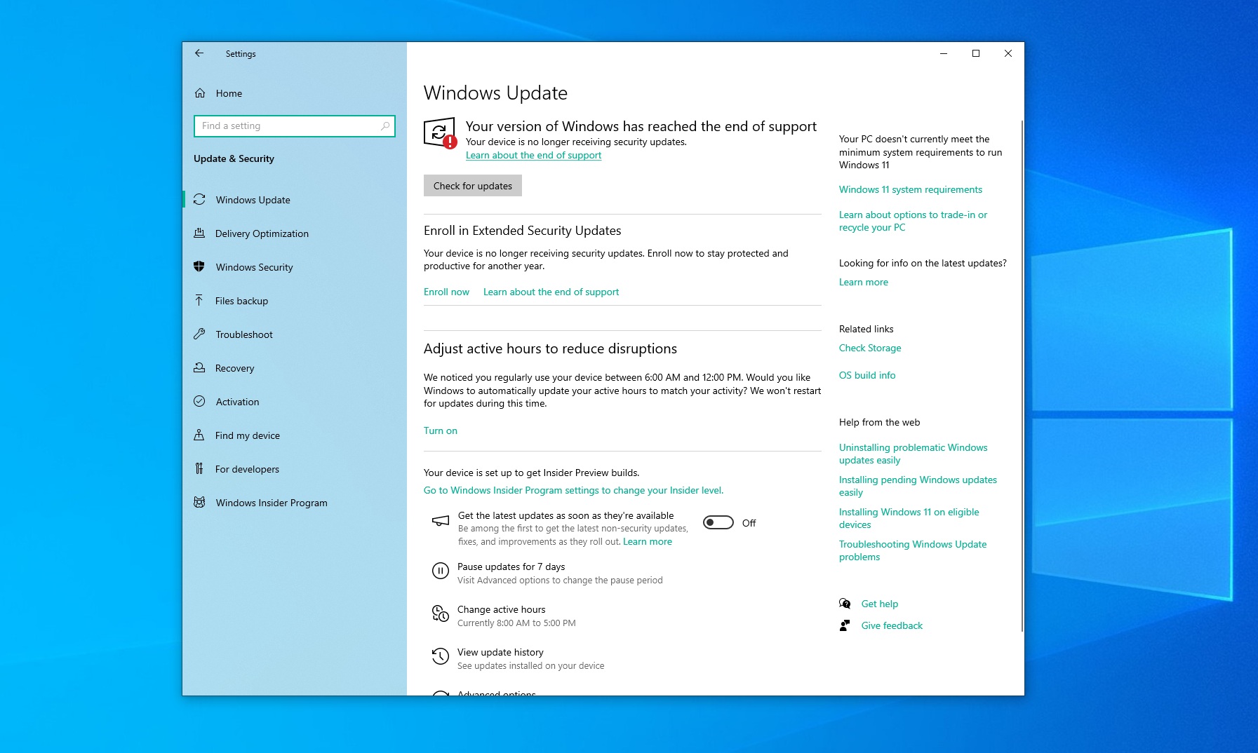 Patch KB5071959 do Windows 10 corrige bug que trava atualizações